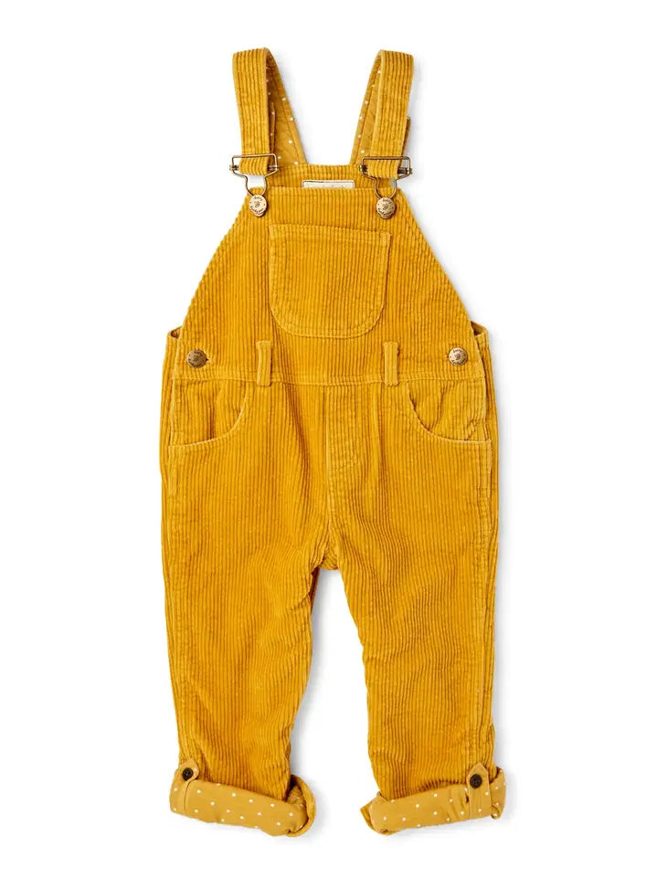 Cord Dungarees | Ochre by Dotty Dungarees fall back to school overalls classic 