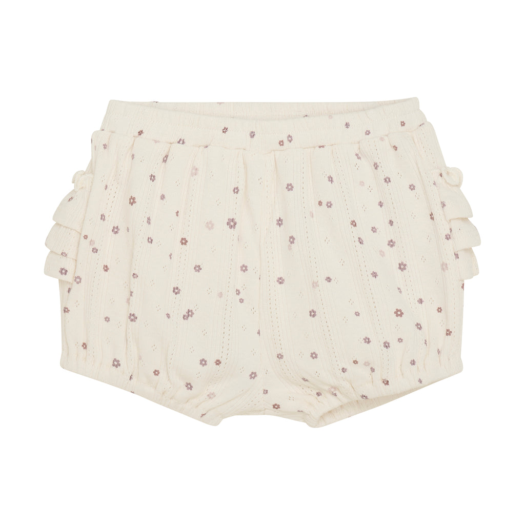 cream bloomers with ruffle