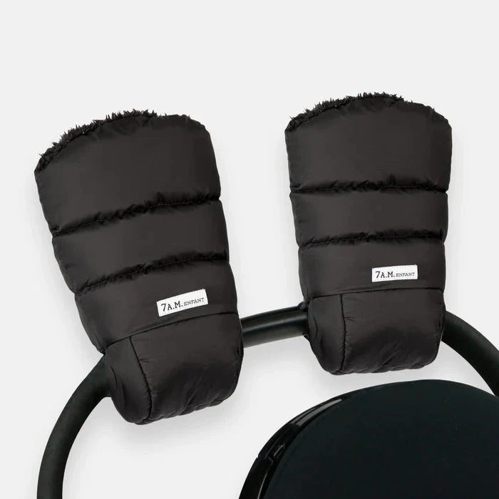 black plus mitts on handle white background