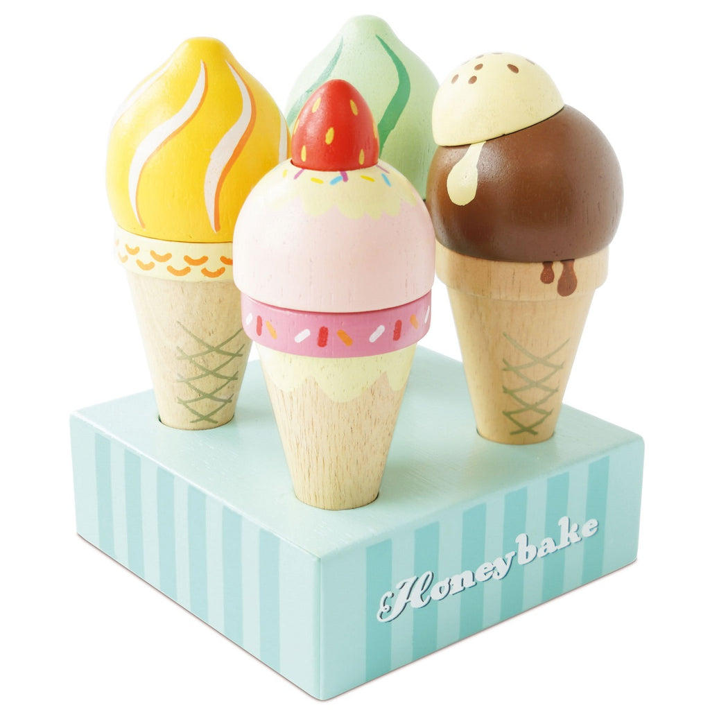 Wooden Ice Cream Cones Set | Le Toy Van