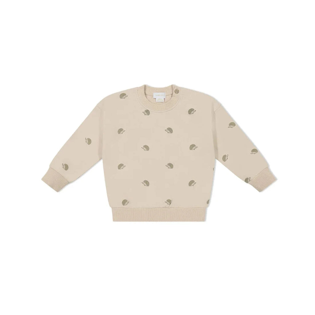 sweatshirt hedgehog on white background 