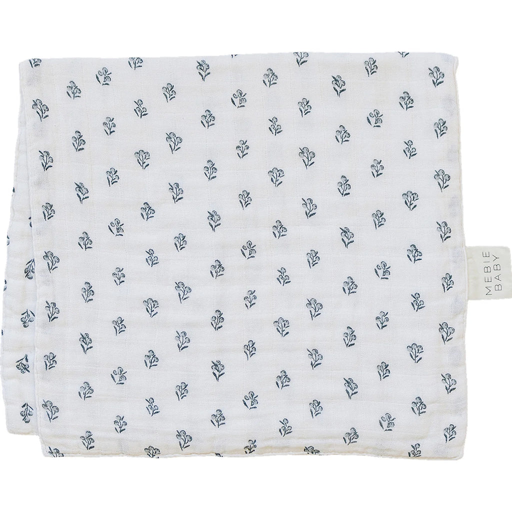 cream berry burp cloth on white background flatlay 