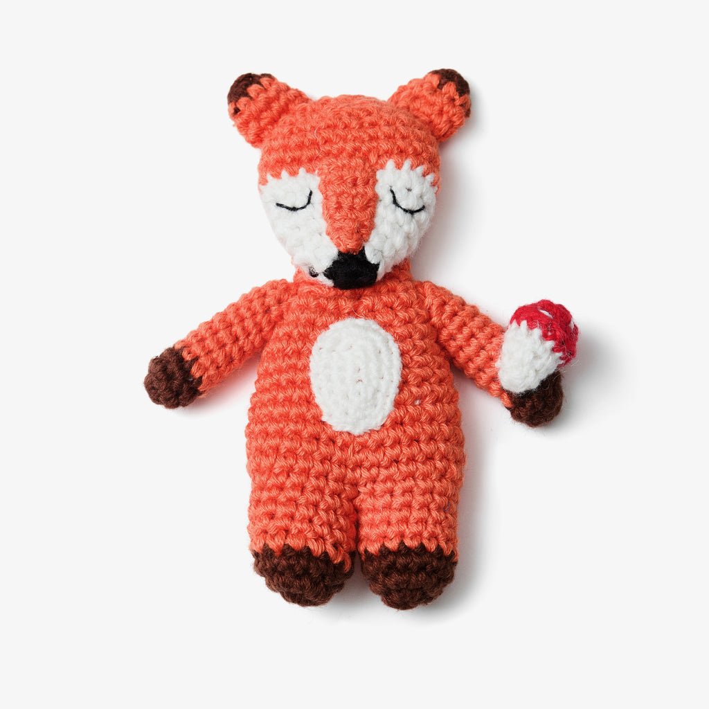 fox pocket pal flatlay on white background