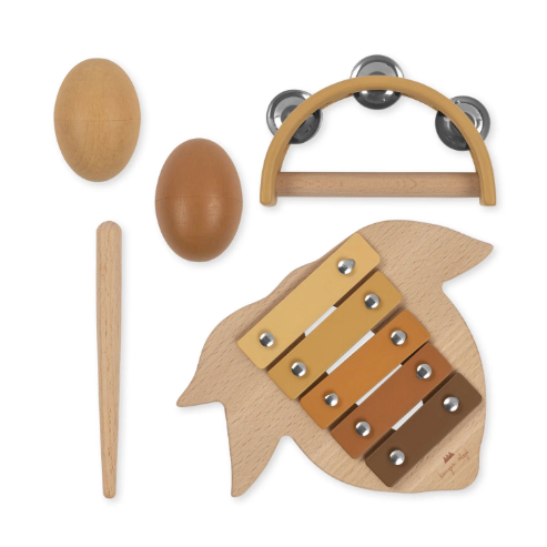 Musical Set | LEMON by Konges Slojd lemon shaped music set wooden baby toy