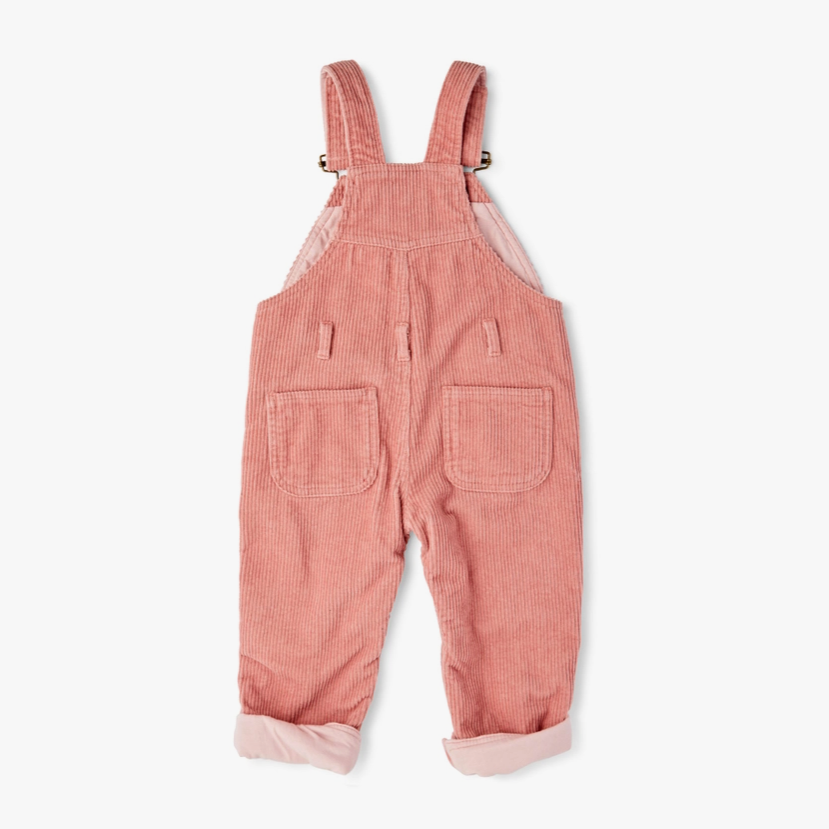 Pink 2025 cord overalls