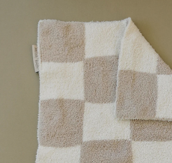 Checkered Plush Blankets | Mebie Baby