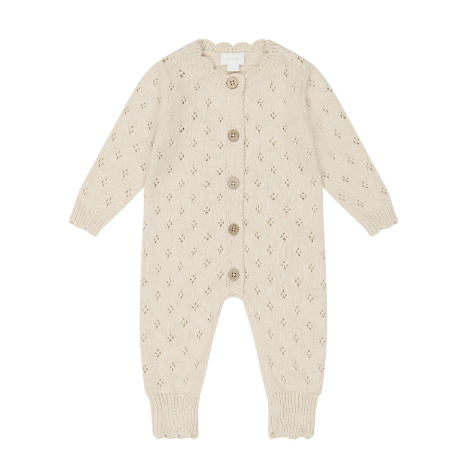 Emily Onepiece in Light Oatmeal Marle | Jamie Kay