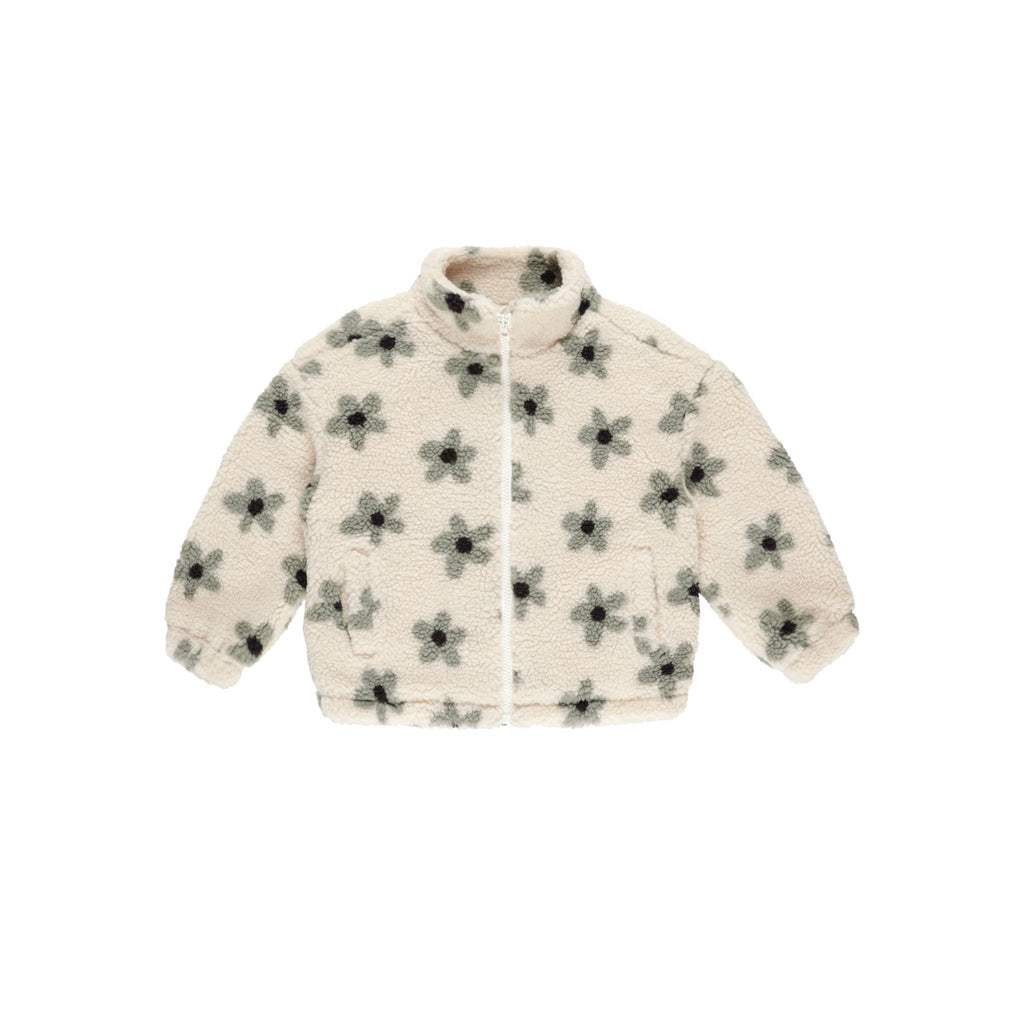 coco jacket in daisy flatlay white background 