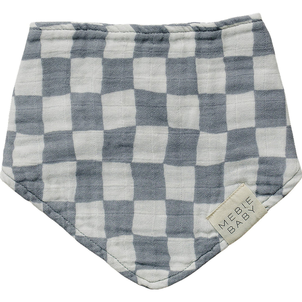 dusty blue wavy blue bib 