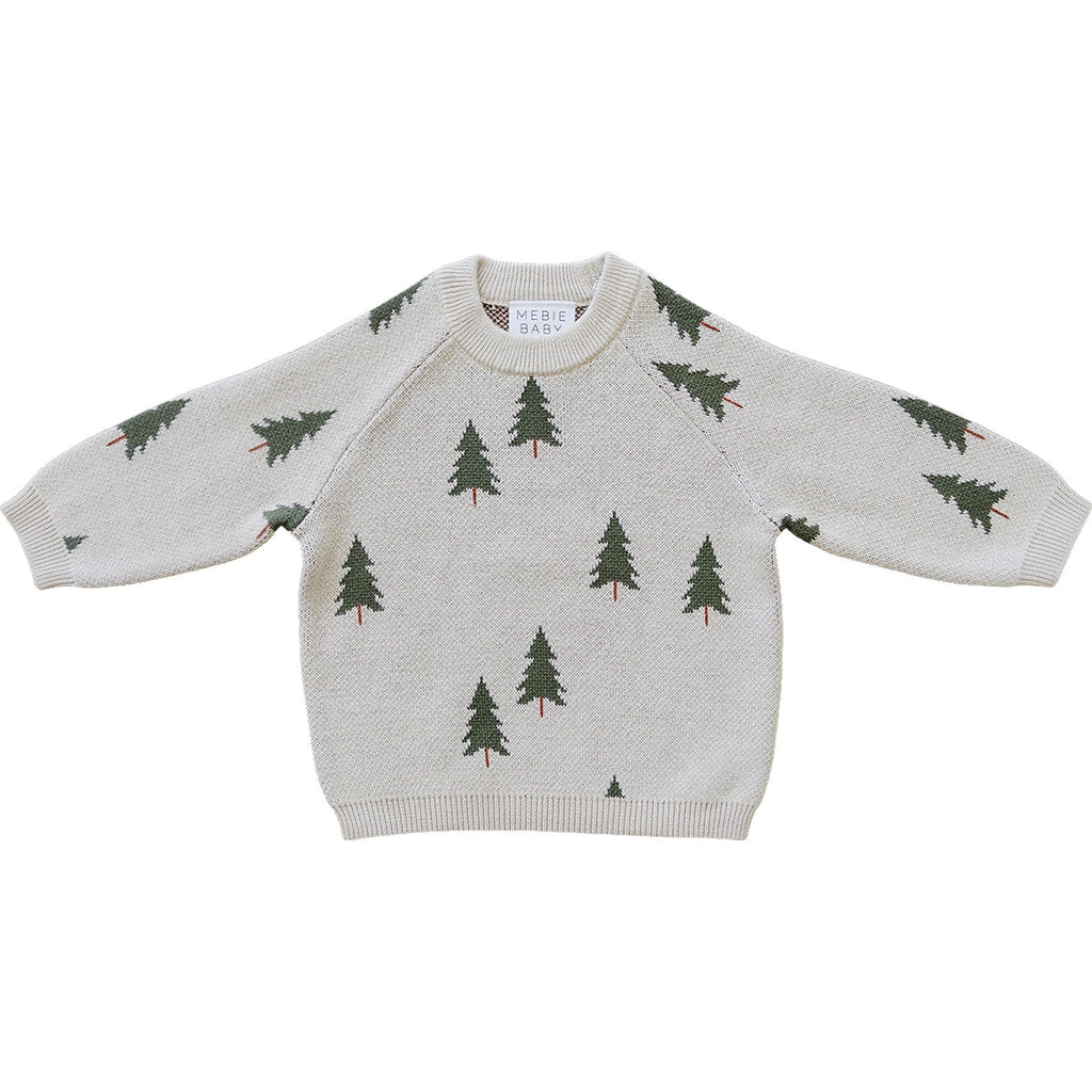 pine tree knit sweater 