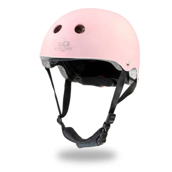 rose matt helmet on white backround 