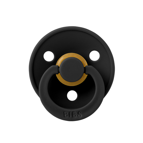 Round Black Pacifier by Bibs