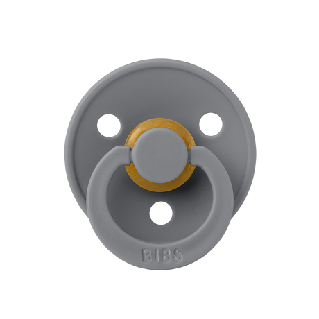 Round Smoke (bluish grey) Pacifier by Bibs