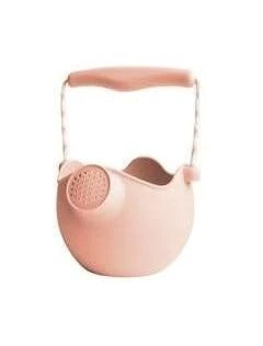 White background with the Scrunch Watering Can in Blush by Scrunch Kids.