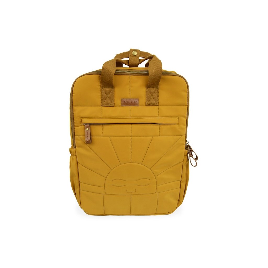 White background with Children's Backpack by Grech & Co in Wheat (Mustard).