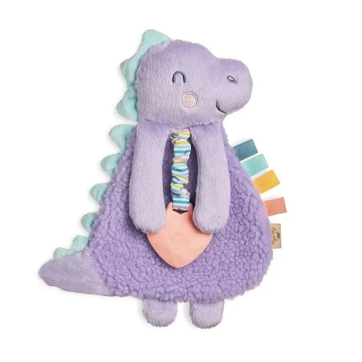 Itzy Lovey™ | Activity Plush & Teethering Dempsey the Dino by Itzy Ritzy White background. 
